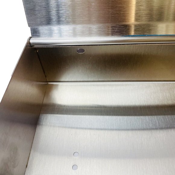 Stainless Steel Box With Mounting Holes Brand New - Picture 5 of 15